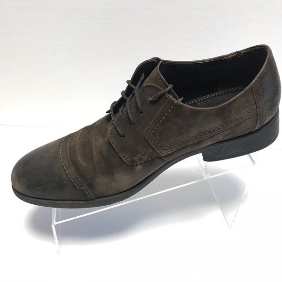 CLARKS Wallace Oiled Suede Lace Up Oxford 10 M main image 7